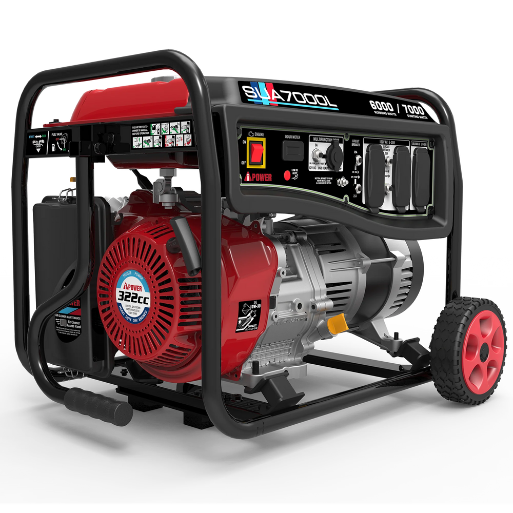 6000W/7000W GENERATOR GAS MAN START