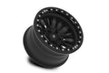 Baja Built Renegade 17x9 5x5 -38mm 3.5 Offset Satin Graphite Finish Matte Black Beadlock Ring For Jeep JK JL JT