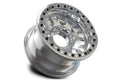 Baja Built Lite Brite Outlaw 17x9 8x6.5 -0mm 5 Offset Satin Gold Finish Matte Black Beadlock Ring For Jeep JK JL JT