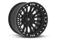 Baja Built Renegade 17x9 5x5 -12mm 4.5 Offset Matte Black Finish Matte Black Beadlock Ring For Jeep JK JL JT