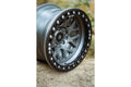 Baja Built Maverick 17x9 5x5 -38mm 3.5 Offset Satin Graphite Finish Matte Black Beadlock Ring For Jeep JK JL JT
