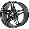 Versus VV52S 20x9.5 +28 5-112 Black Pearl Engraving