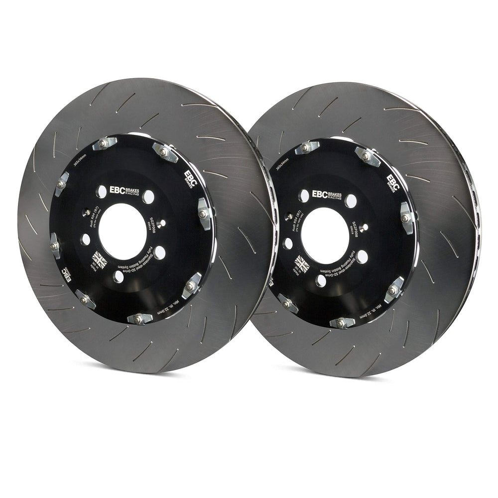EBC Racing 99-04 Honda S2000 AP1 2.0L Replacement BBK Complete Assembly 330mm Disc Rings (Pair)