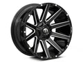 ~(60 lbs. 27X27X15)~ CONTRA 24x12 5x139.70/5x150.00 GLOSS BLACK MILLED (-44 mm)