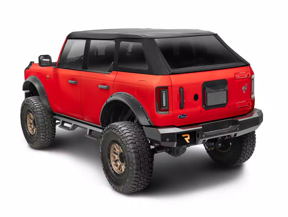 0914 F150 TEXTURED BLACK FORTIS REAR BUMPER