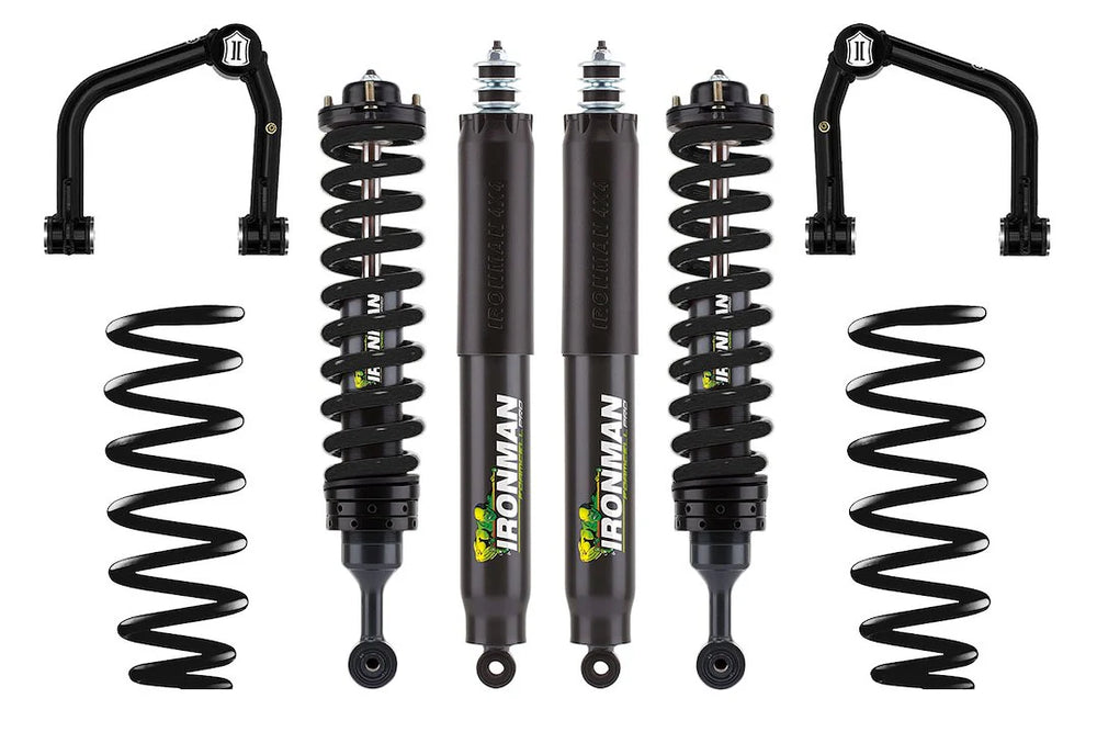 23C SEQUOIA FOAM CELL PRO PREBUILT FRONT COILOVERS BLK SPRINGS 2.5IN LIFT LIGHT LOAD 0110 LBS