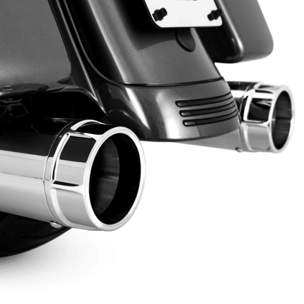 Vance & Hines HD Touring 95-16 Torquer 450 Black Slip-On Exhaust