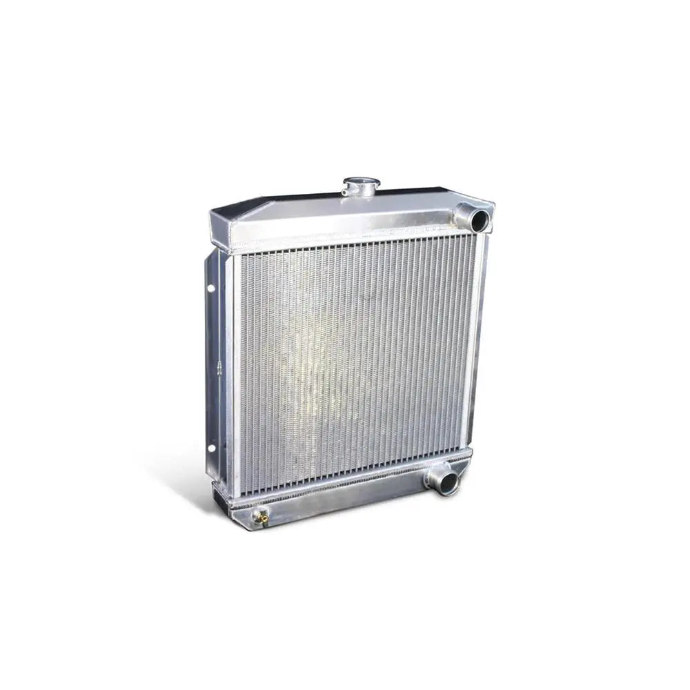 6466 MUSTANG TR/BR DF MAN. ALUMINUM 2 ROW 1.25IN TUBES NAT.