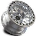 Baja Built Renegade 17x9 6x135 -12mm 4.5 Offset Matte Black Finish Matte Black Beadlock Ring For Raptor