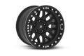 Baja Built Lite Brite Outlaw 17x9 5x5 -38mm 3.5 Offset Matte Black Finish Matte Black Beadlock Ring For Jeep JK JL JT