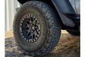 Baja Built Lite Brite Outlaw 17x9 5x5 -38mm 3.5 Offset Matte Black Finish Matte Black Beadlock Ring For Jeep JK JL JT