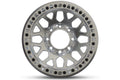 Baja Built Lite Brite Outlaw 17x9 8x6.5 -20mm/4.25 Offset Satin Graphite Finish Matte Black Beadlock Ring For Jeep JK/JL/JT