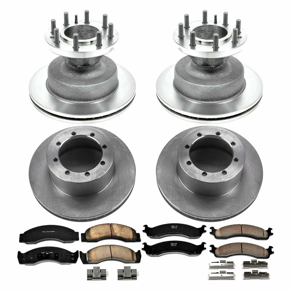 Power Stop 03-07 Ford E-450 Super Duty Front & Rear Medium Duty Kit