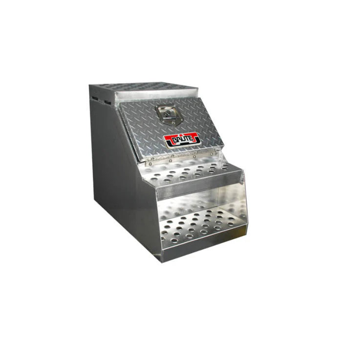18IN X 24IN X 28IN HD STEP BOX .125 THICK SMOOTH BODY .100 THICK DIAMOND DOOR