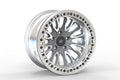 Baja Built Renegade 17x9 6X5.5 -12mm 4.5 Offset Glossy Black Finish Glossy Black Beadlock Ring For Bronco