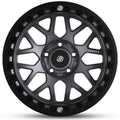 Baja Built LiteBriteOutlaw 17x9 6X5.5 -0mm 5 Offset Machined Raw Finish Machined Raw Beadlock Ring For Bronco