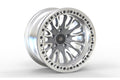 Baja Built Maverick 17x9 5x5 -38mm 3.5 Offset Machined Raw Finish Machined Raw Beadlock Ring For Jeep JK JL JT