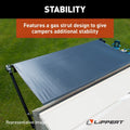 FLAT AWNING ARM ASBLY BLK