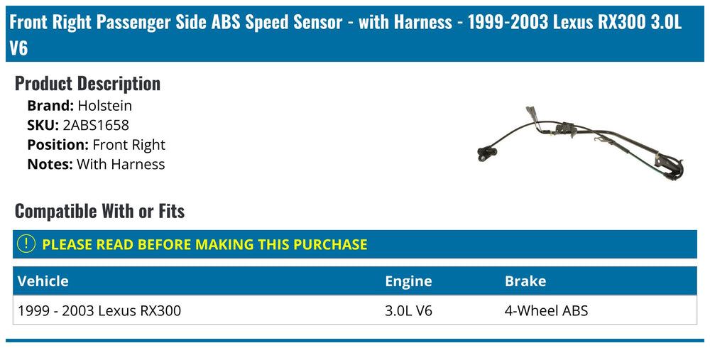ABS WHEEL SPEED SENSOR