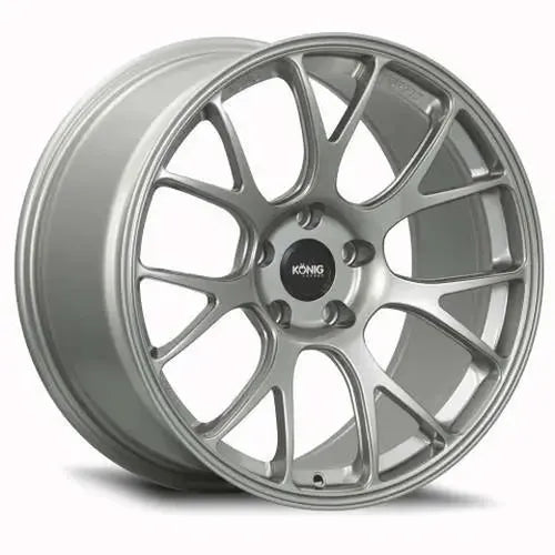 Konig Forged F1M 18X12 5X130 ET65 Ash Silver Knurled Bead