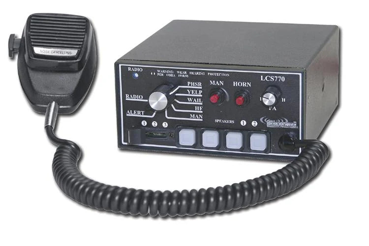 200W SIREN W/ LIGHT CONTROLS AND SL