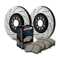 Street Axle Pack - Drilled; Rear