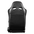 Braum Advan Series Sport Seats - Black Leatherette (Red Stitching) - BRR2-BKRS