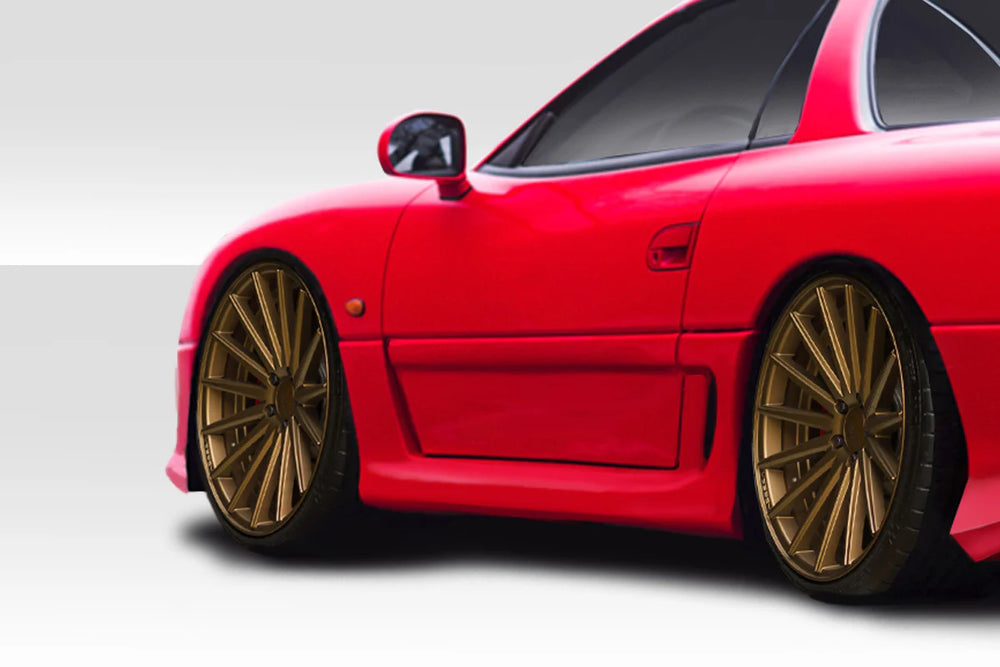 1991-1993 Mitsubishi 3000GT Duraflex Vader Body Kit - 4 Piece - Includes Vader Front Bumper (114660) Vader Rear Bumper (114661) Vader Side Skirts (114662)
