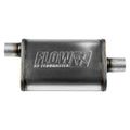 Flow Fx Muffler Flow Fx Muffler 2.25 Offset In/ 2.25 Center Out Moderate Sound Stainless Steel Flowmaster