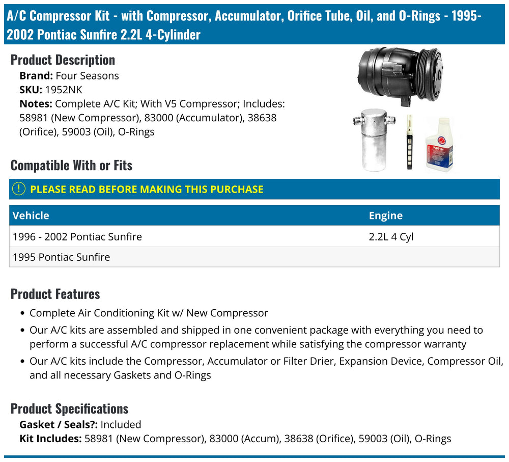COMPLETE A/C KIT