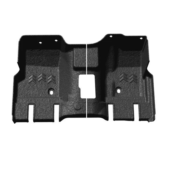 98-06 Wrangler TJ 2Dr floor kit front and rear flooring cargo mat mesa smoke