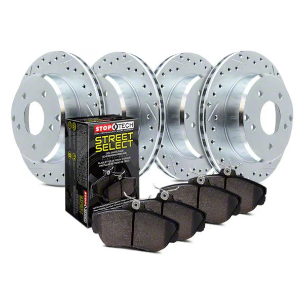 Sport Axle Pack; Drill/Slot Frt & RR