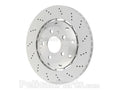 SHW 07-08 Audi RS4 4.2L Right Rear Cross-Drilled Lightweight Brake Rotor (8E0615602D)