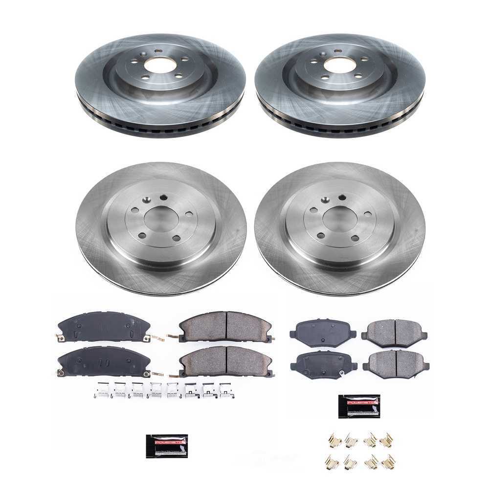 Power Stop 13-19 Ford Explorer Autospecialty Kit w/ Calipers - Front and Rear