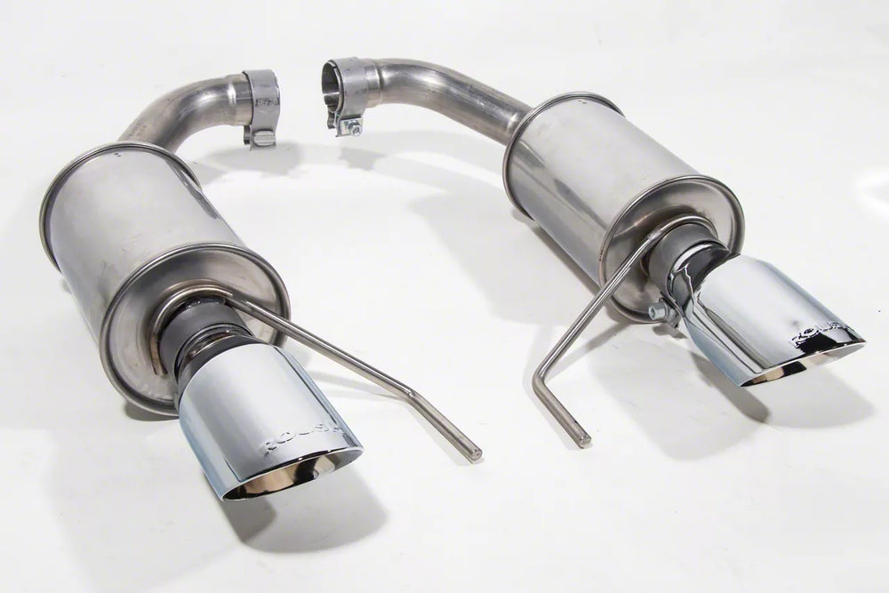 Roush 2015 Mustang V6 / EcoBoost Black Tip Axle Back Exhaust
