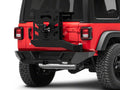 JL Destroyer Shorty Rear Bumper w / Tire Carrier (Black Powder Coated) (box 2)