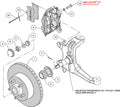 Wilwood auto part close-up
