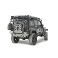 JK Destroyer Shorty Rear Bumper w / Tire Carrier (Black Powder Coated) (box 2)