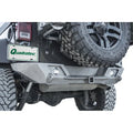 JK Destroyer Shorty Rear Bumper w / Tire Carrier (Black Powder Coated) (box 2)
