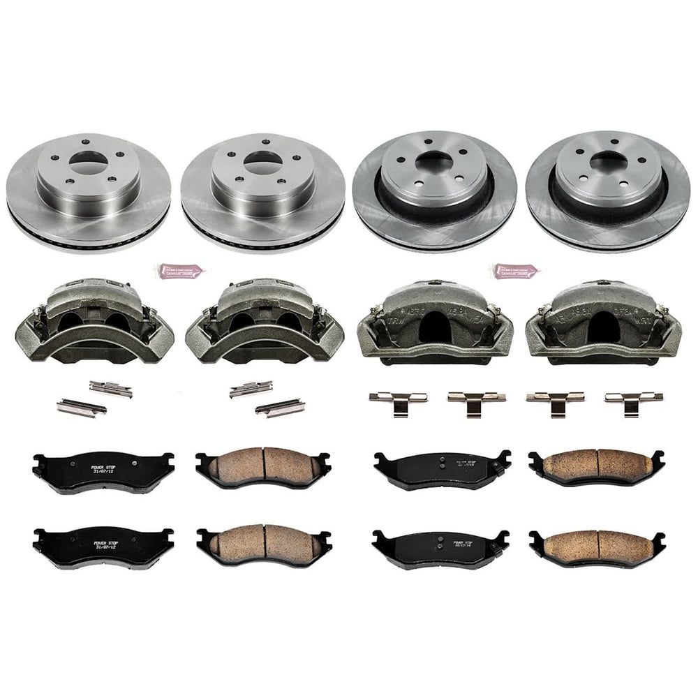 Power Stop 04-06 Dodge Durango Front & Rear Autospecialty Brake Kit w/Calipers