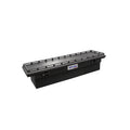 70IN SEC CROSSOVER SINGLE LID LOPRO TRUCK TOOL BOX MATTE BLACK W/ RAIL
