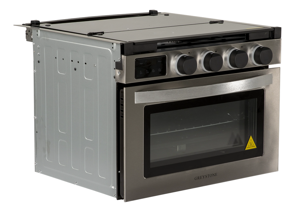 GREYSTONE 21 IN RV DIGITAL IN GAS RANGE COMBO W/ TOWEL RACK HANDLE