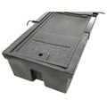 UNDERCHASSIS STORAGE CONTAINER DOUBLE NO TIRE CARRIER 99.5INL X 19.125INW X 8