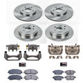 Power Stop 12-14 Honda Ridgeline Autospecialty Kit w/ Calipers - Front and Rear