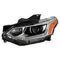 Xtune 18-21 Chevrolet Traverse (HID Models) DRL LED Light Bar Projector Headlights - Black Chrome