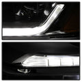 Xtune 18-21 Chevrolet Traverse (HID Models) DRL LED Light Bar Projector Headlights - Black Chrome