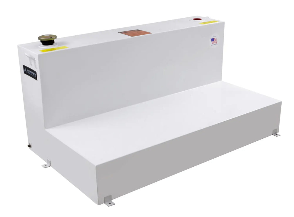 100GALLON STEEL LSHAPED STORAGE TANKWHITE