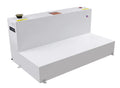 100GALLON STEEL LSHAPED STORAGE TANKWHITE