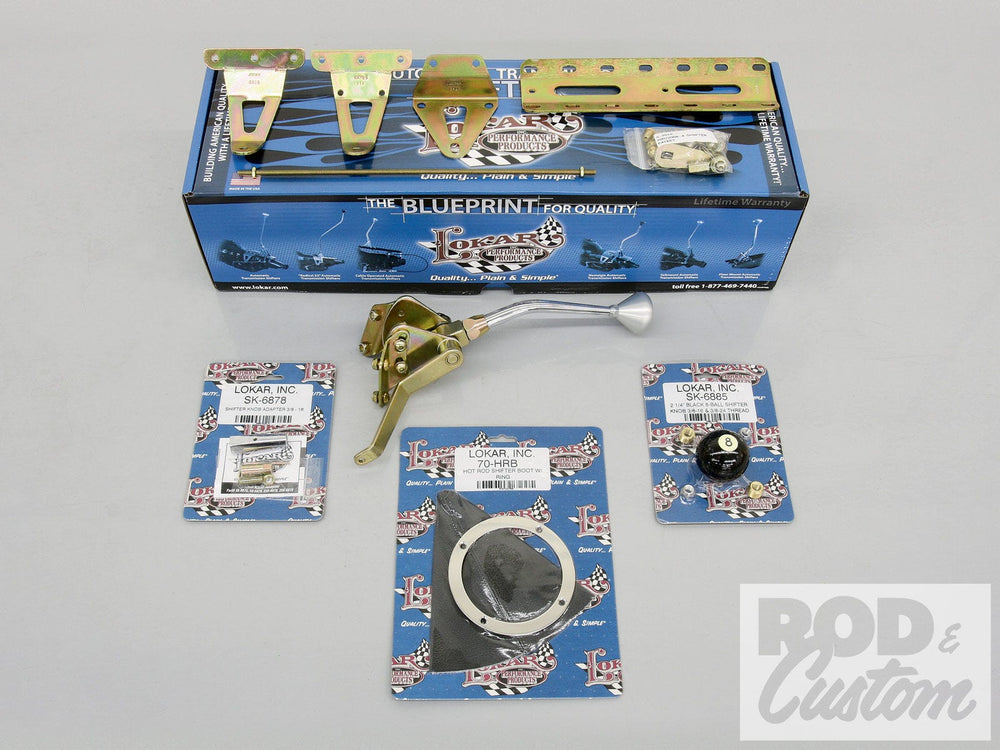 CO SHIFTER FORD C4 CHROME 4' STRAIG