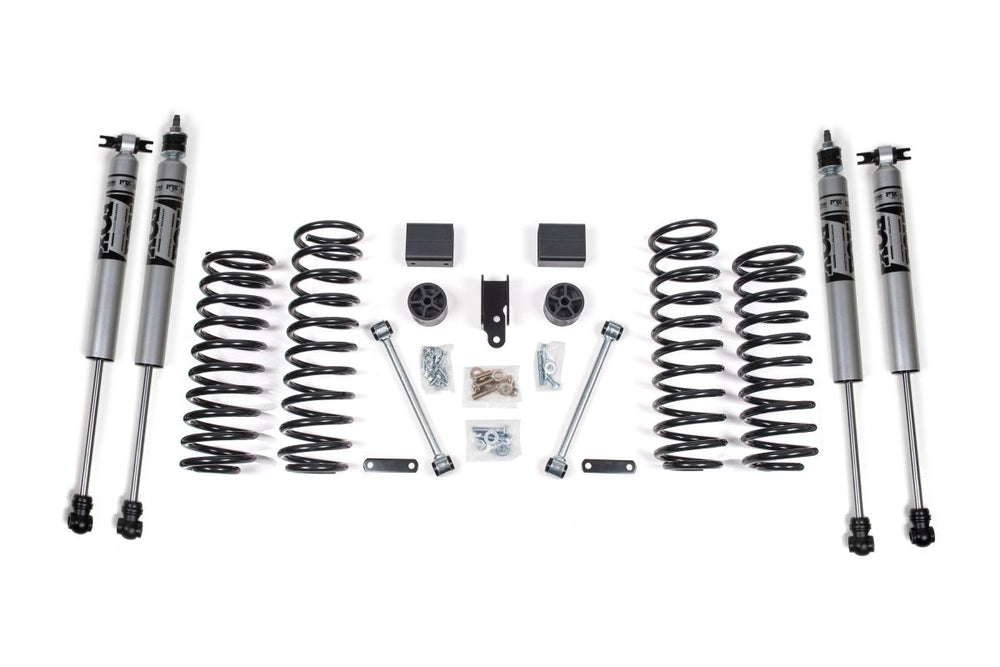 201218 JEEP JK 2DR 3IN SUSP LIFT KITFRT COILS RR COILSFOX SHKS